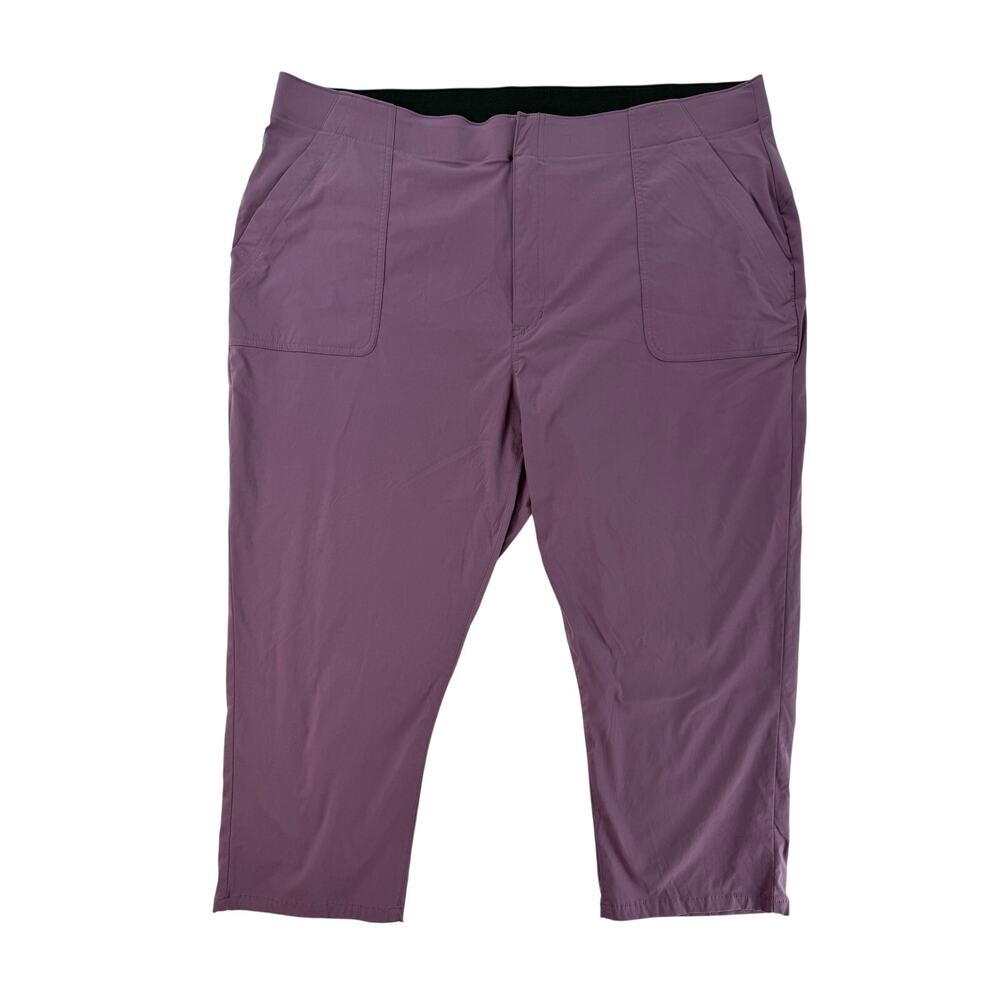 Eddie Bauer Horizon Purple Hiking Stretch Outdoor Travel Pants Size 24W